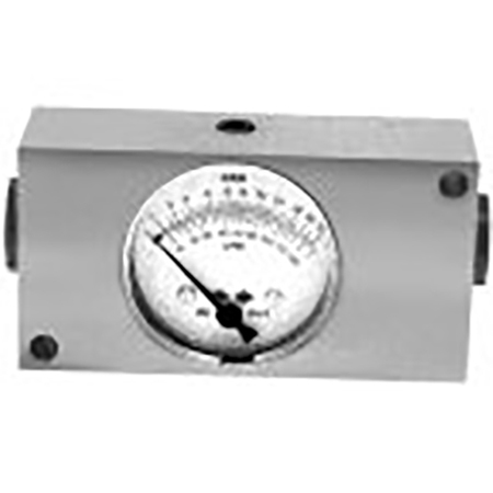 BAILEY HYDRAULICS Inline Flow Meters 1-32 Gpm, 6000 PSI, 3/4’’ NPTf Ports, 1/4 NPTf Port 221590